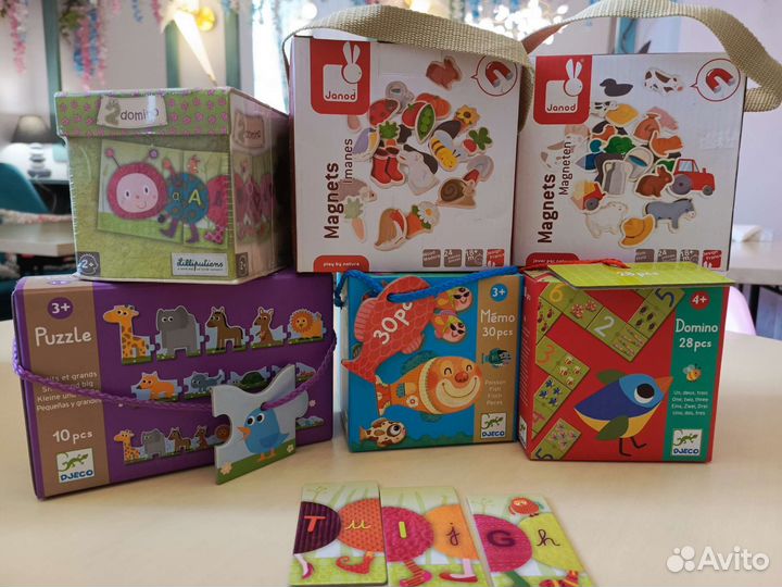 Игрушки Janod, Djeco, Schmidt, MagneSpiele