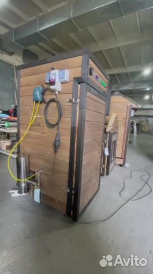 Коптильня для бизнеса из нержавейки