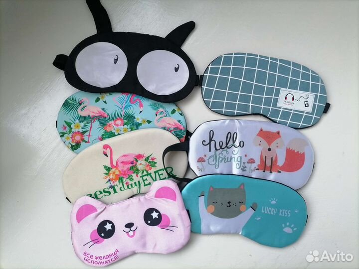 Шелковая маска для сна