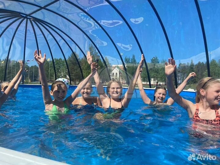 Купол для бассейна. Тент для бассейна