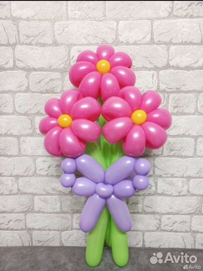 Цветы, фигуры из шаров