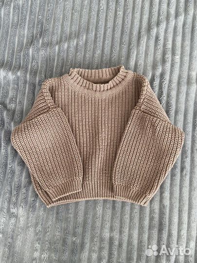 Вязаный костюм детский