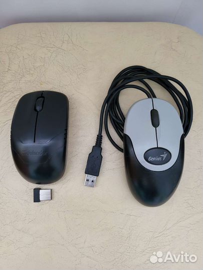 Компьютерная мышь проводная и беспроводная