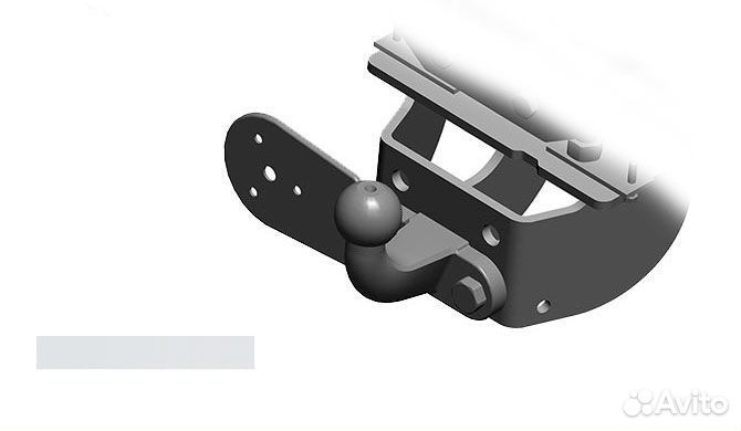 Фаркоп трейлер ssang yong kyron 2 2007- (съемный