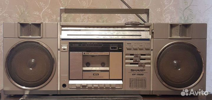 Кассетный магнитофон sharp 7500