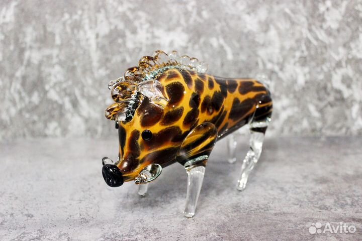 Фигурка хрусталь китайский гороскоп кабан