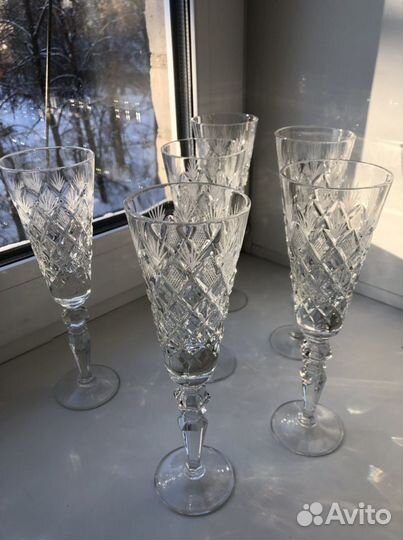 Хрустальные фужеры