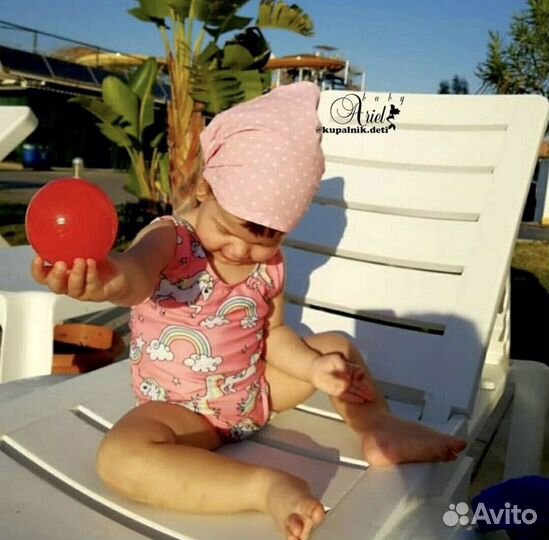 Купальник для девочки единороги