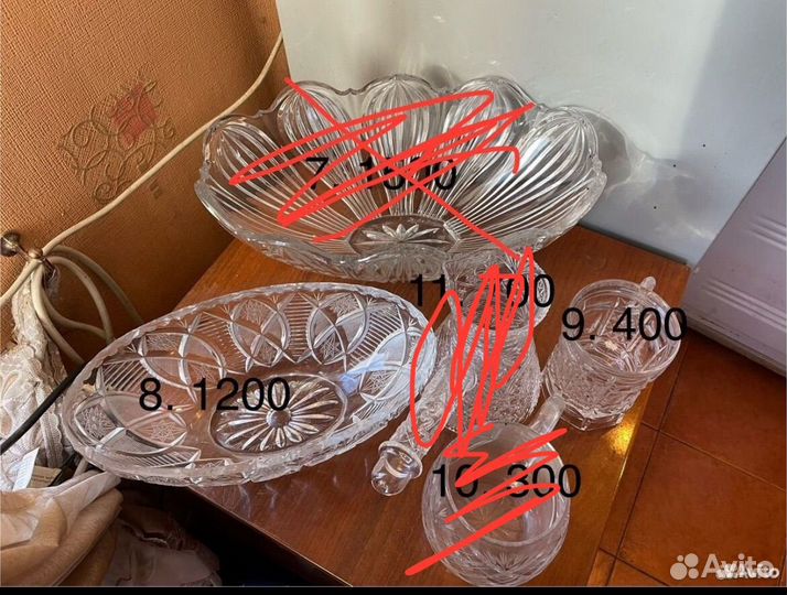 Хрустальный сервис СССР