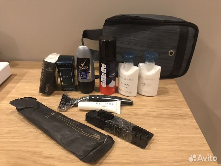 Bvlgari Emirates новый мужской дорожный набор