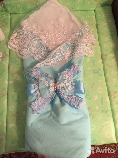 Конверт одеяло на выписку (для новорожденного)