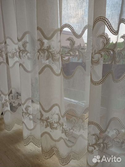 Шторы и тюль новые