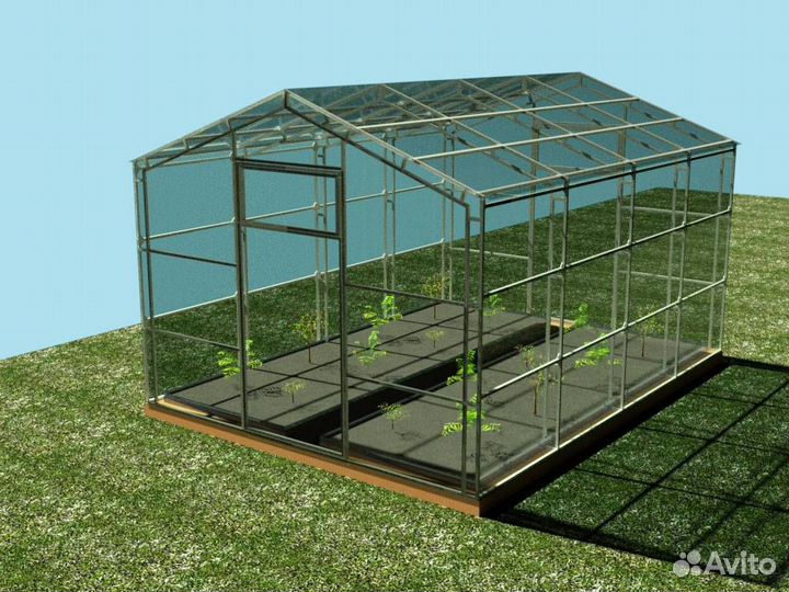 Теплица домиком