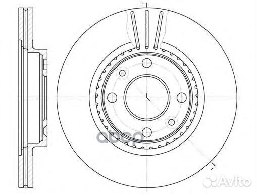 6144.10 диск тормозной передний Renault Clio/M