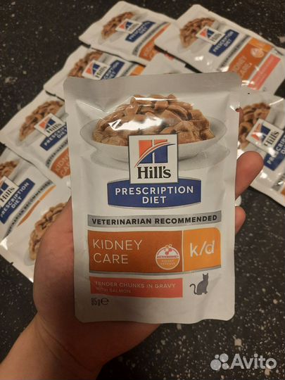 Корм для кошек hills k d влажный