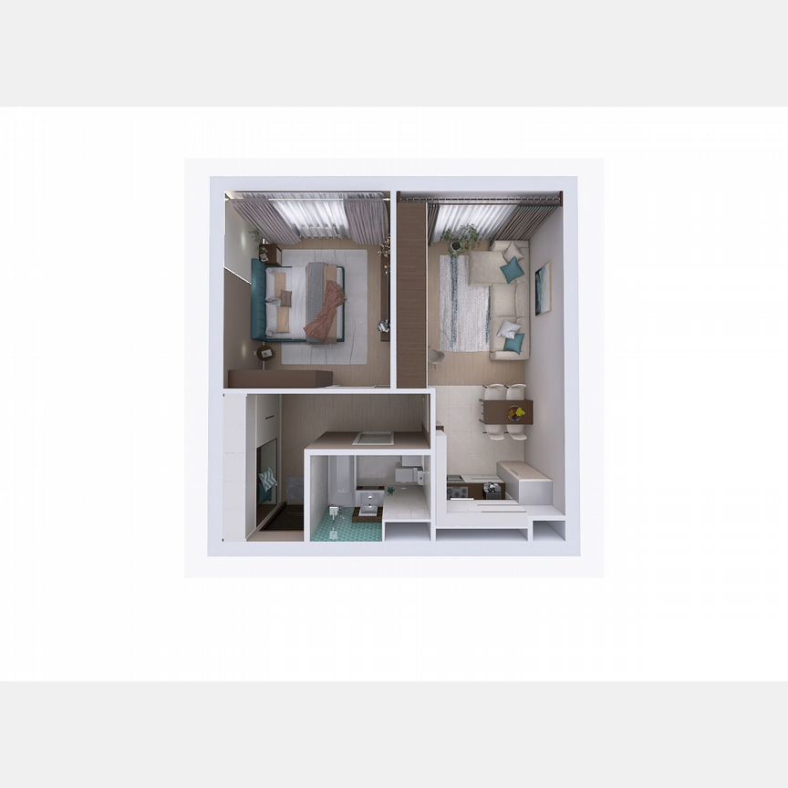 1-к. квартира, 44,8 м², 3/5 эт.