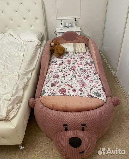 Кровать мишка Sonay для девочки
