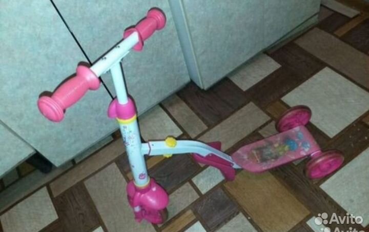 Детский 2в1 велобег+ самокат