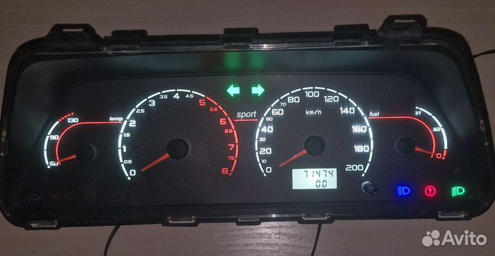 Приборная панель ваз 2110-12 2114 2115