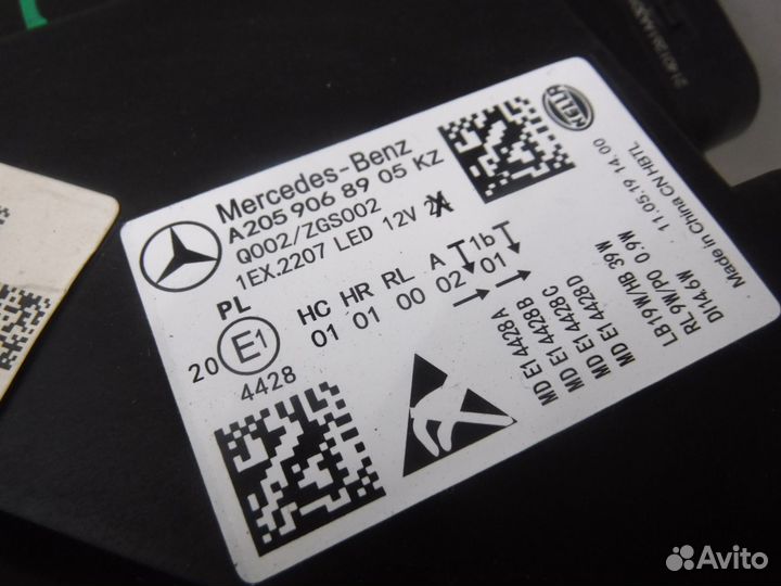 Фара левая Mercedes-Benz C-Class