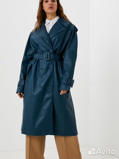 Кожаный тренч So easy