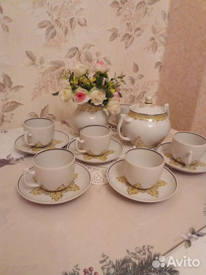 Винтажный сервиз Вербилки 