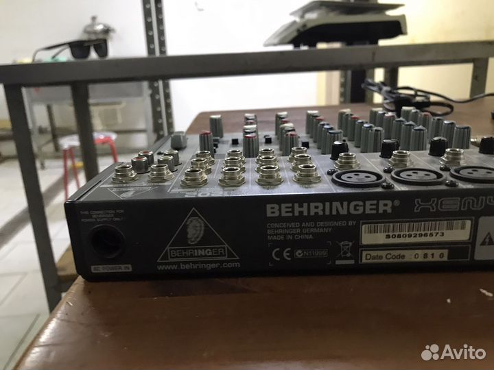Микшерный пульт behringer xenyx 1202