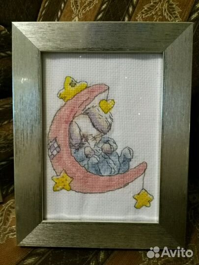 Вышитая картина для детской