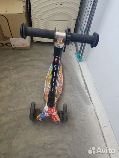 Самокат детский трехколесный бу