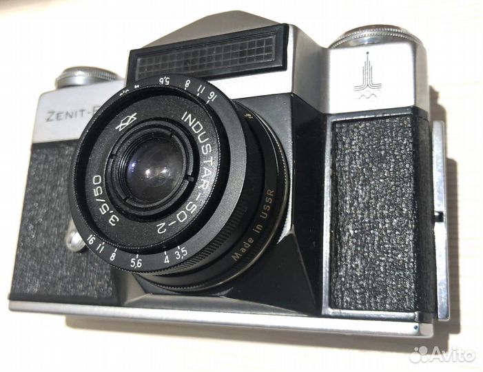 Zenit E зеркальный пленочный фотоаппарат с чехлом