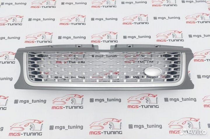 Решетка радиатора Range Rover Sport 05-13 Silver