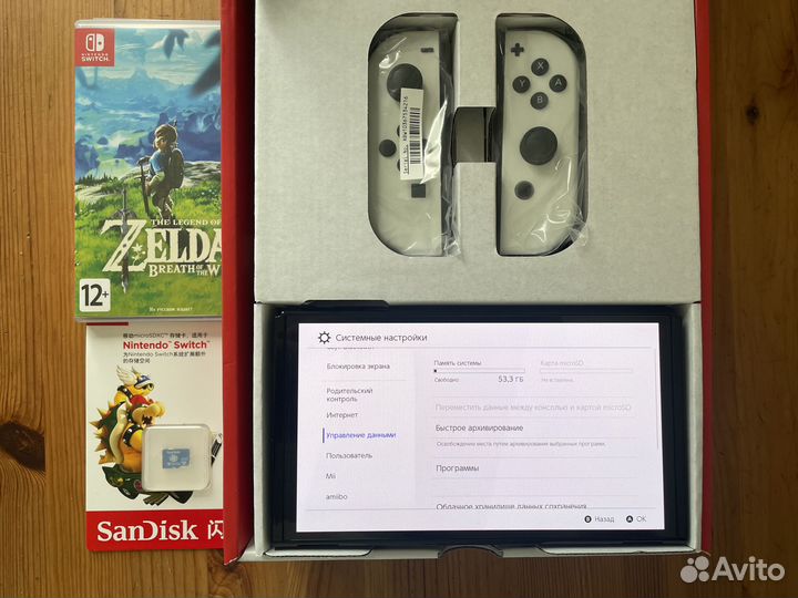 Nintendo switch oled 64Gb/400Gb