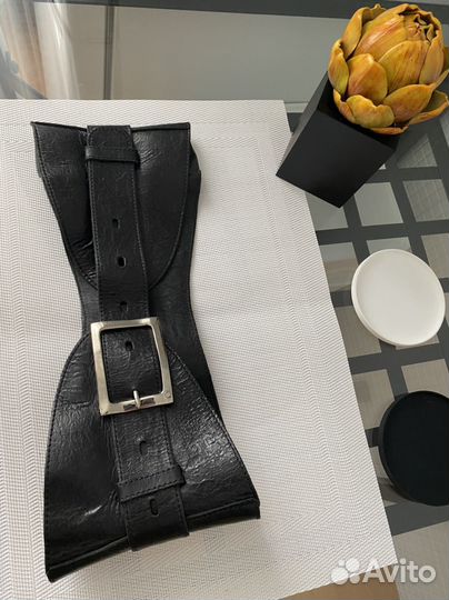Ремень-корсет из натуральной кожи б/у