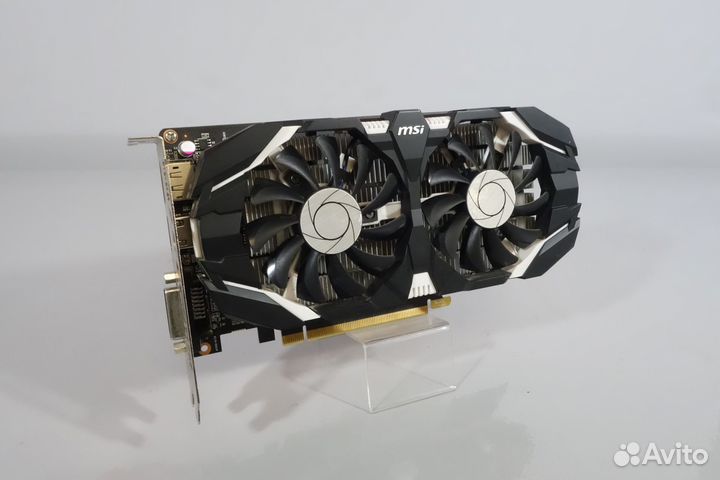 Видеокарта MSI geforce GTX1050 TI aero ITX 4Гб