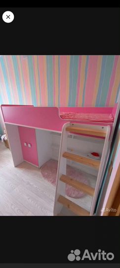 Детская кровать чердак