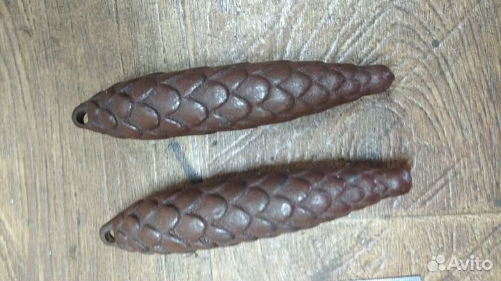 Гирьки, Шишки от настенных часов (2 шт). СССР