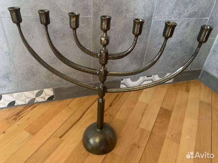Подсвечник Менора кованая