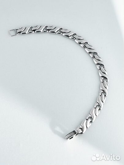 Классический женский серебряный браслет