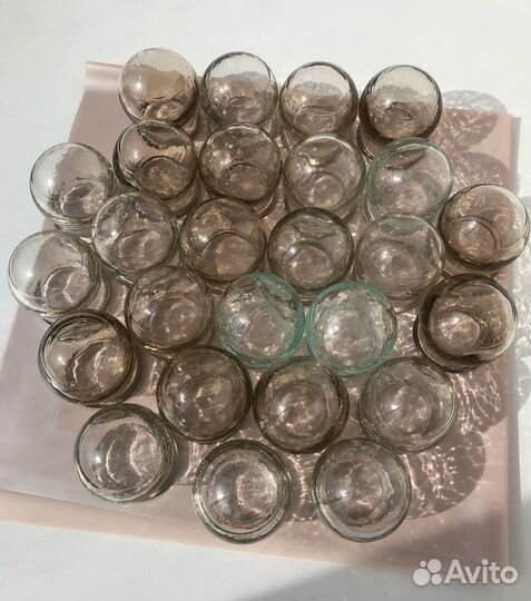 Банки медицинские стекло 26 штук