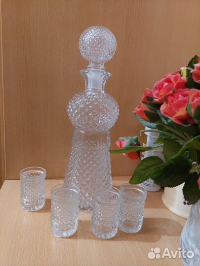 Штофы и графины СССР хрусталь