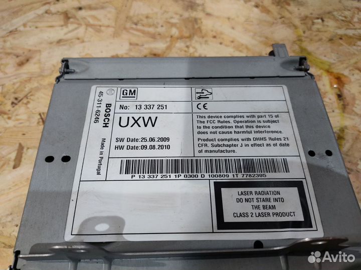 Магнитола с navi Опель Астра J