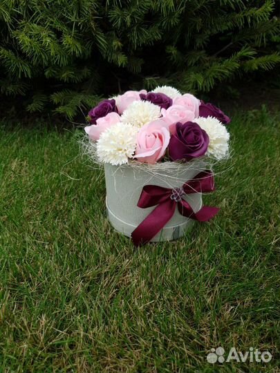 Мыльные цветы, розы из мыла