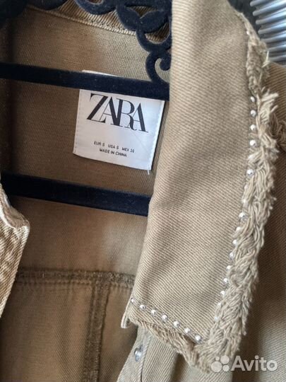 Курточка рубашка zara