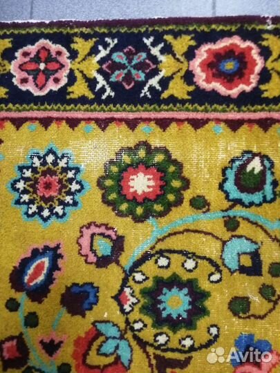 Ковер 1.4 х 2.0, шерсть, ручная работа, СССР