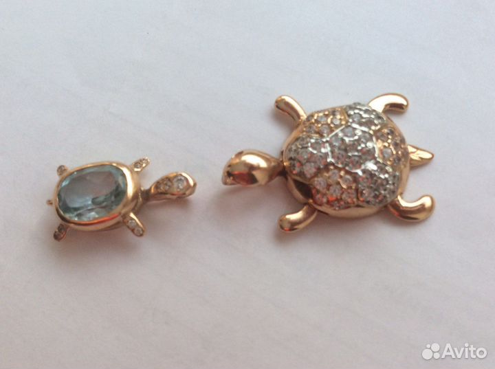 Золотые подвески