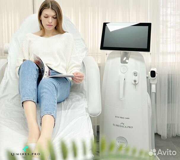 Диодный лазер для эпиляции Lumines Эво Про 2400в