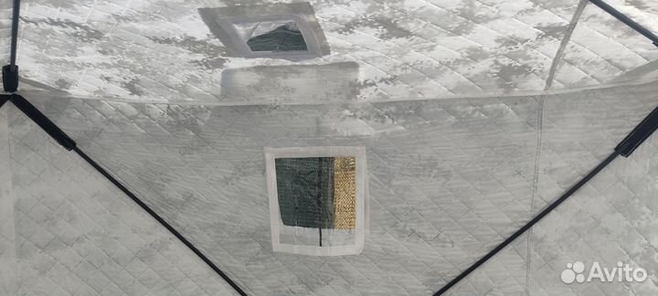 Зимняя палатка cube трехслойная