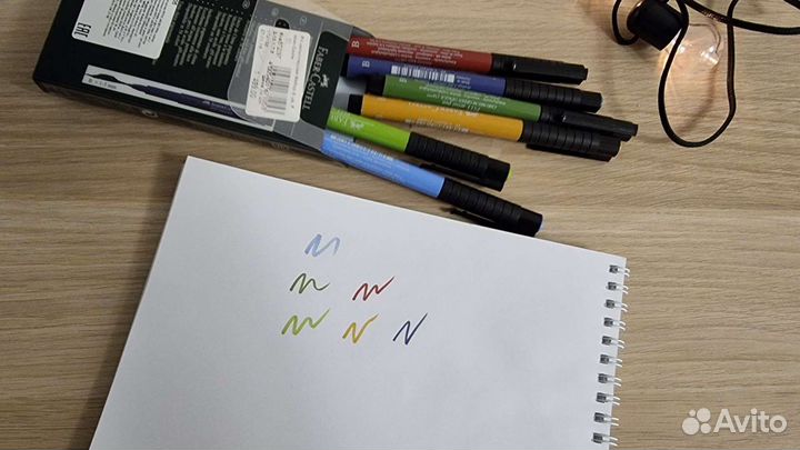 Ручка капиллярная набор 6 цветов