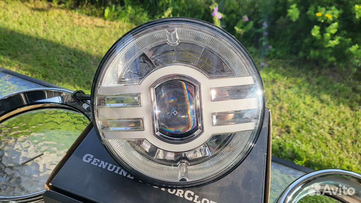 Фара для Harley davidson линзованная диодная