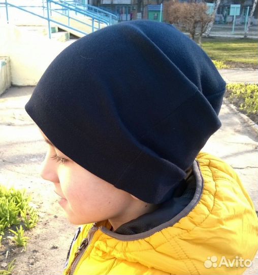 Трикотажные шапки на осень р. 48-54